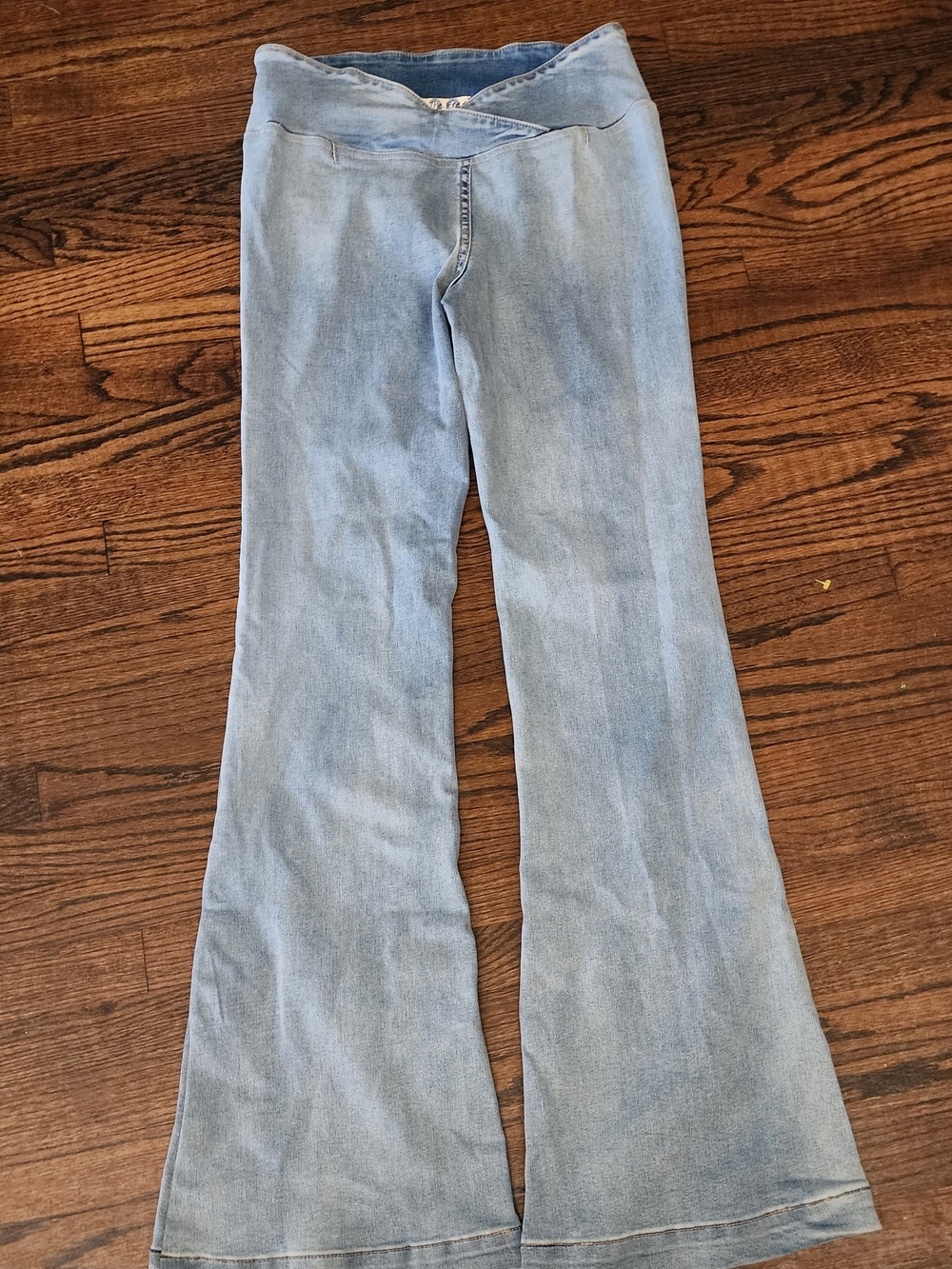 We The Free Light Wash Wide Leg Jeans
